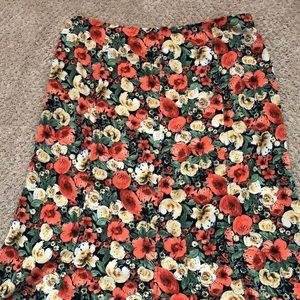 floral skirt